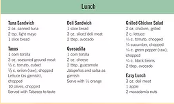 lunch lipo diet